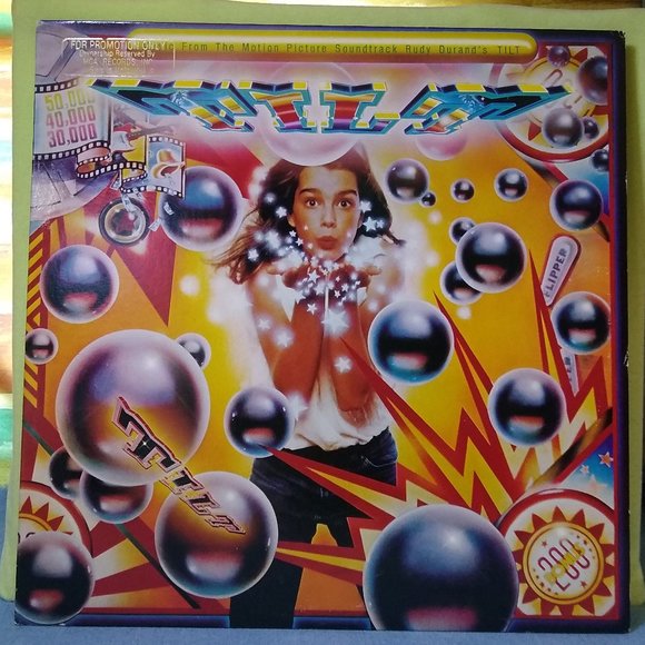 Brooke Shields Media Tilt Soundtrack Gold Stamp Promo 979 Vinyl